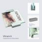 Preview: Tuerschild VITRUM A  Glasschild fuer Buero 180 180 mm